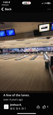 Pin Center Bowl lanes
